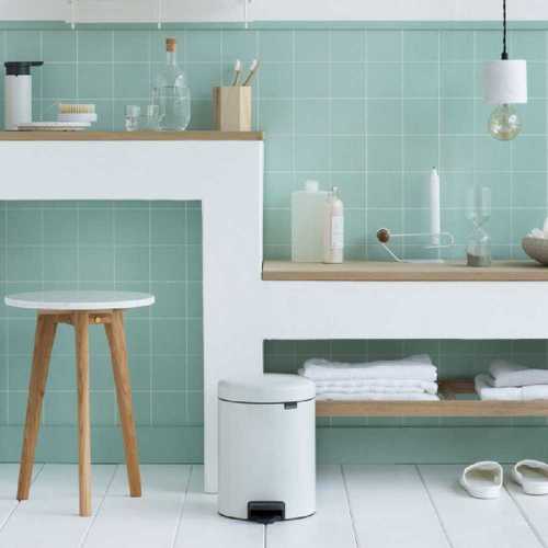 פח פדל 5 ליטר NewIcon - לבן Brabantia – תמונה 4