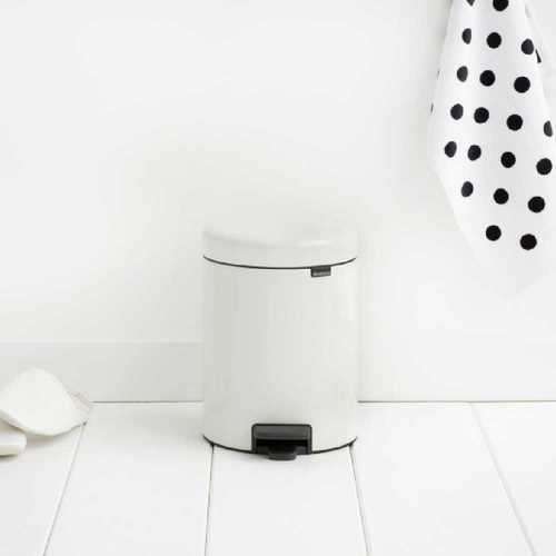 פח פדל 5 ליטר NewIcon - לבן Brabantia – תמונה 3