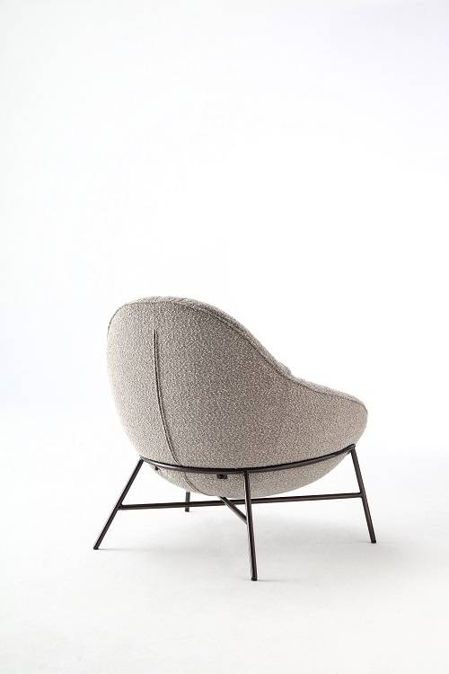 כורסא אנטוני בוקלה אפור – תמונה 2