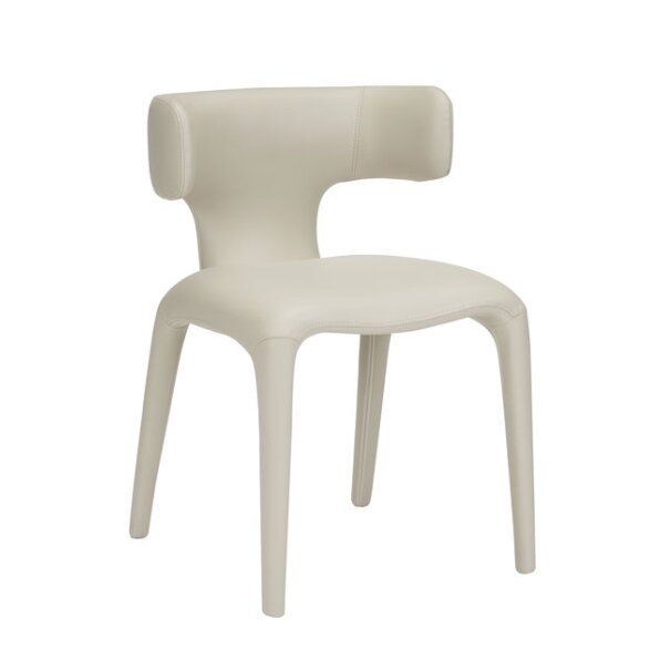 כסא אוכל מרופד האג