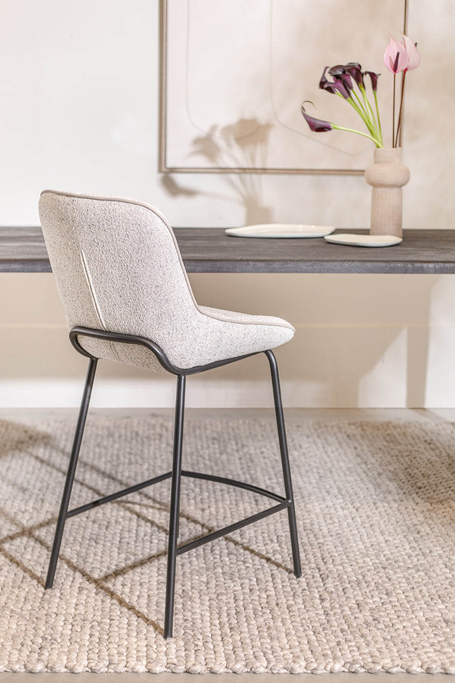 כיסא בר טיילור בז' – תמונה 3