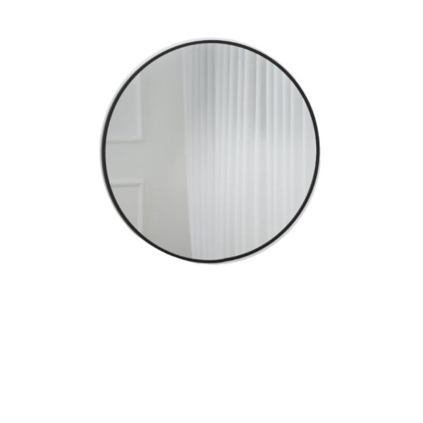 מראה עגולה מסגרת שחורה -Photoroom